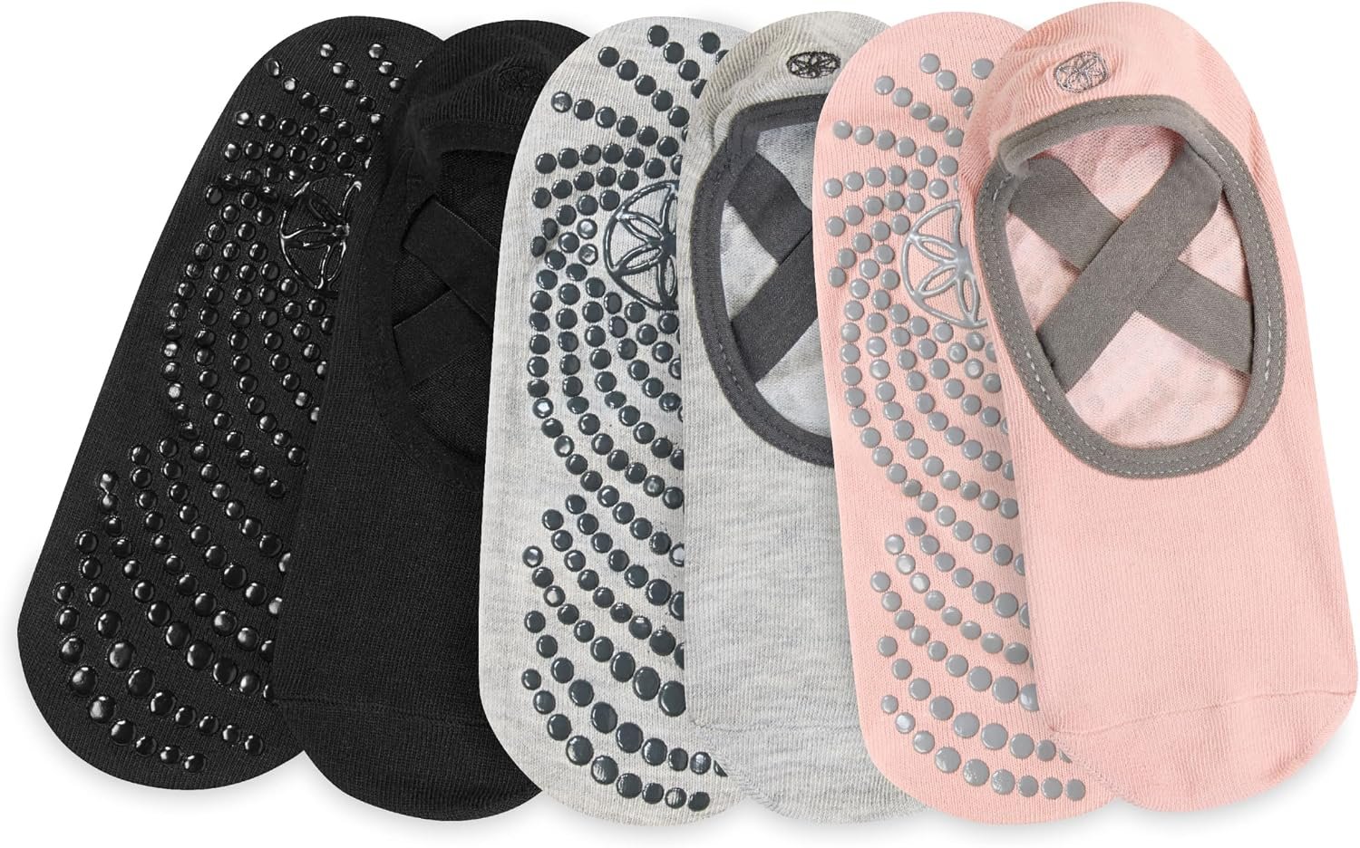 Gaiam Grippy Studio Yoga Socks